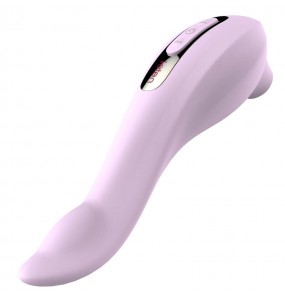 HK LETEN Hot Kiss Heating Tongue Licking Clit Suction Stimulator Vibrator (Chargeable - Purple)